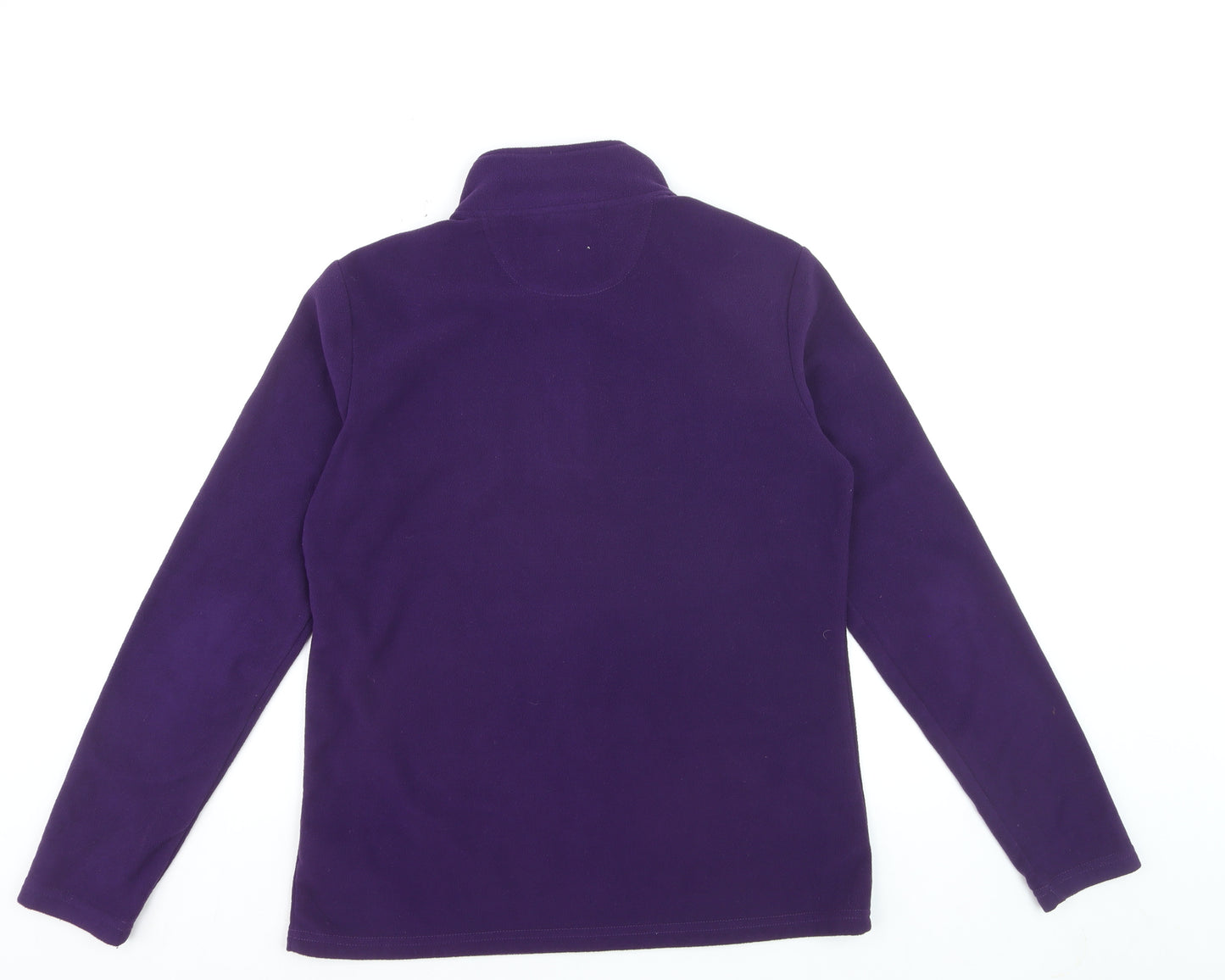 Peter Storm Women Purple Fleece 1/2 Zip Pullover Sweatshirt Size 14