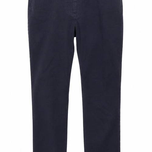 Hobbs Women's Blue Size 10 Chino Trousers Cotton Blend Slim Fit