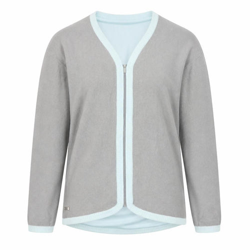 Adidas Womens Grey Full Zip Knit Jumper Cardigan Size M