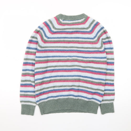 Cotton Traders Women’s Multicoloured Striped Knit Jumper XS