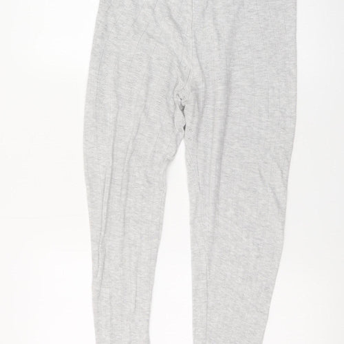 Marks and Spencer Womens Grey Knit Pyjama Pants Size 16