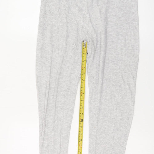 Marks and Spencer Womens Grey Knit Pyjama Pants Size 16