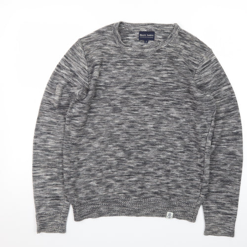 Shore Leave Men's Grey Knit Pullover Jumper Size S
