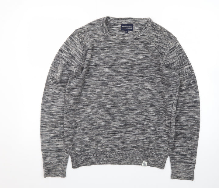 Shore Leave Men's Grey Knit Pullover Jumper Size S