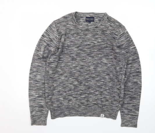 Shore Leave Men's Grey Knit Pullover Jumper Size S
