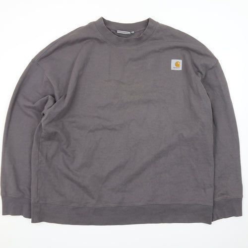 Carhartt Men’s Grey 2XL Crew Neck Pullover Sweatshirt