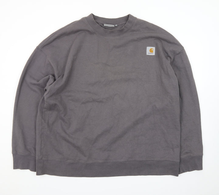 Carhartt Men’s Grey 2XL Crew Neck Pullover Sweatshirt