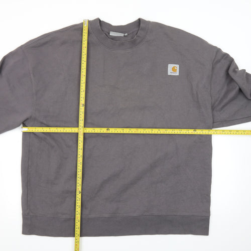 Carhartt Men’s Grey 2XL Crew Neck Pullover Sweatshirt