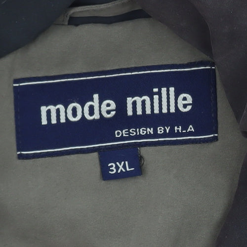 Mode Mille Men's Green 3XL Utility Bodywarmer Waistcoat Outdoor Zip Pockets