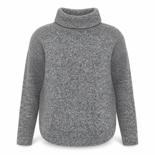 Abercrombie & Fitch Women's Grey Roll Neck Knit Jumper M