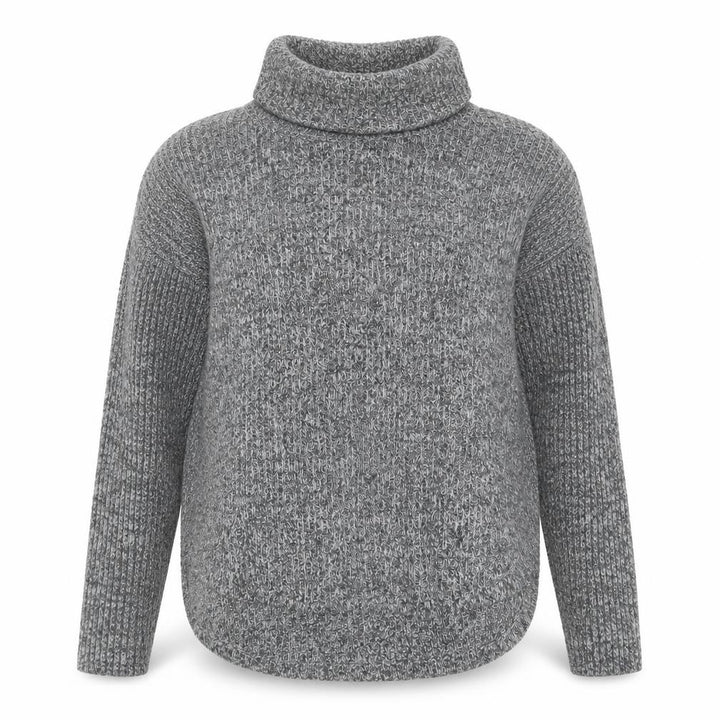 Abercrombie & Fitch Women's Grey Roll Neck Knit Jumper M