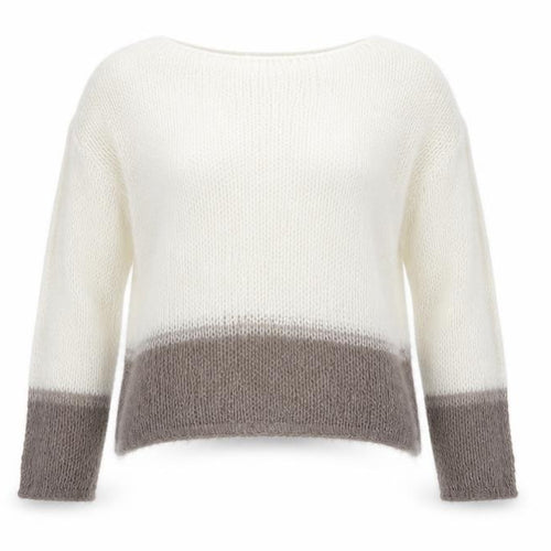 Pull&Bear Teens Beige Open Knit Mohair Blend Pullover Jumper S
