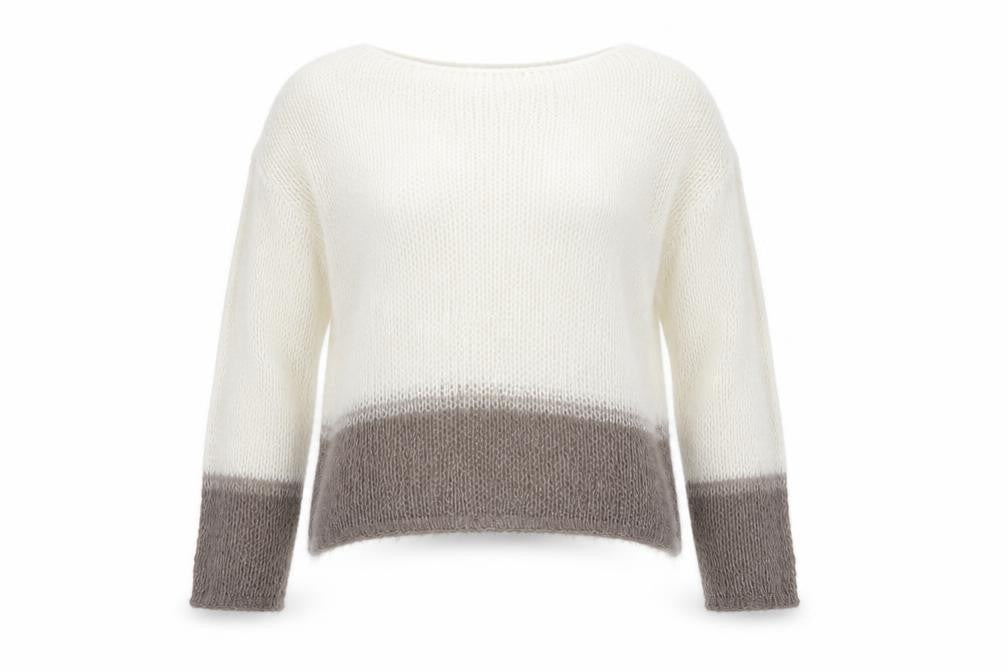 Pull&Bear Teens Beige Open Knit Mohair Blend Pullover Jumper S