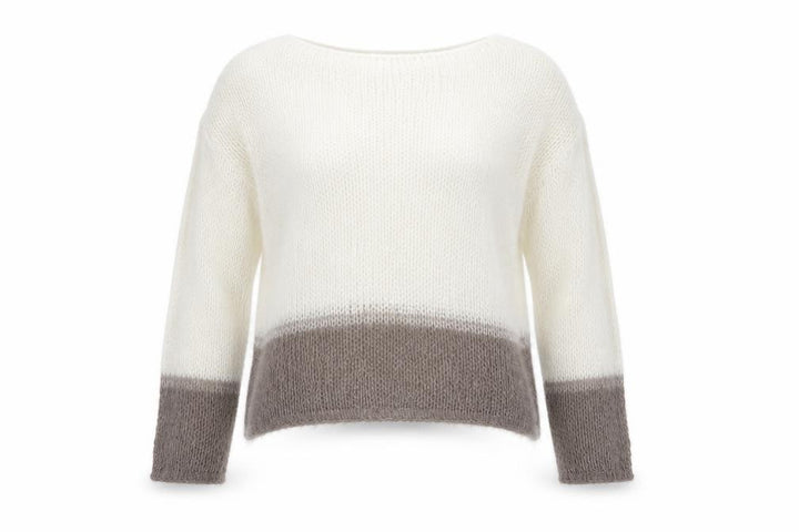Pull&Bear Teens Beige Open Knit Mohair Blend Pullover Jumper S