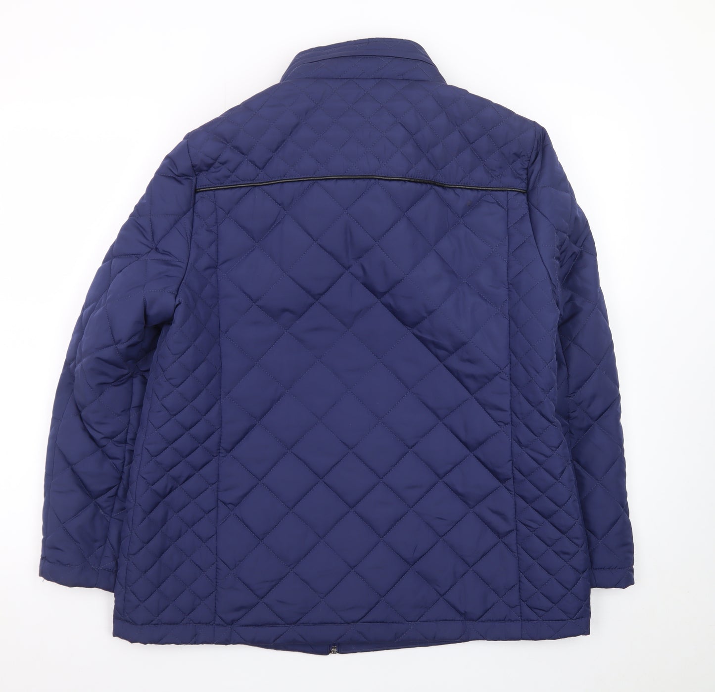 Love Coats Women's Blue Quilted Mid-Length Jacket Size 16
