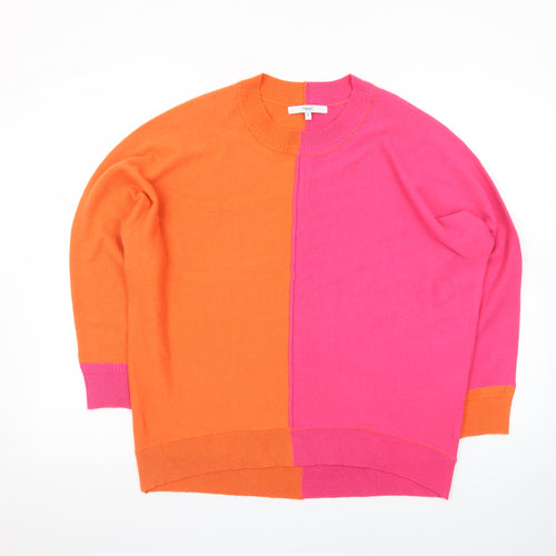 Next Women's Multicoloured Acrylic Pullover Jumper Size 12