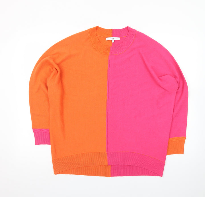Next Women's Multicoloured Acrylic Pullover Jumper Size 12