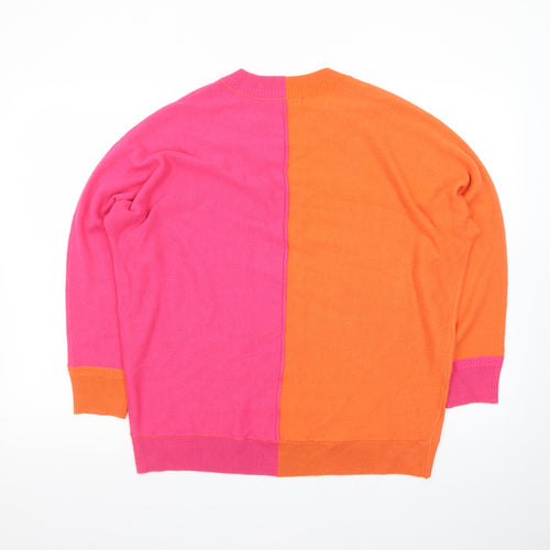 Next Women's Multicoloured Acrylic Pullover Jumper Size 12