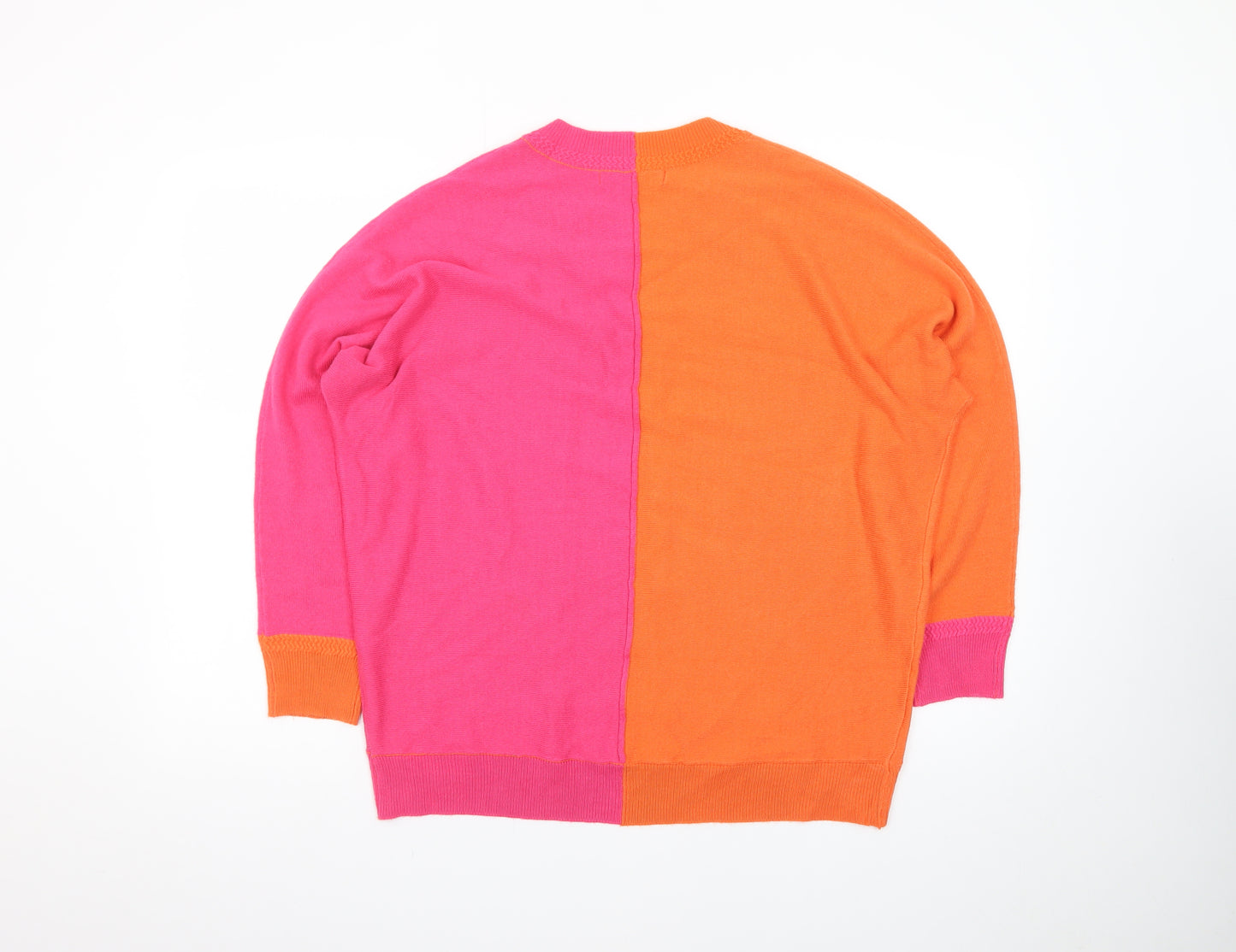 Next Women's Multicoloured Acrylic Pullover Jumper Size 12