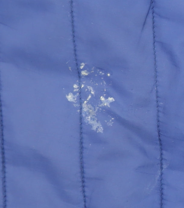 Snowdonia Women’s Blue Long Puffer Coat Size 24 Hooded Winter Jacket