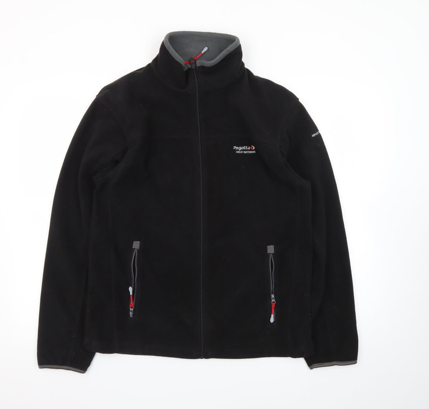Regatta Men's Black Fleece Full Zip Outdoor Jacket Size S