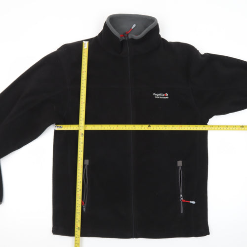 Regatta Men's Black Fleece Full Zip Outdoor Jacket Size S