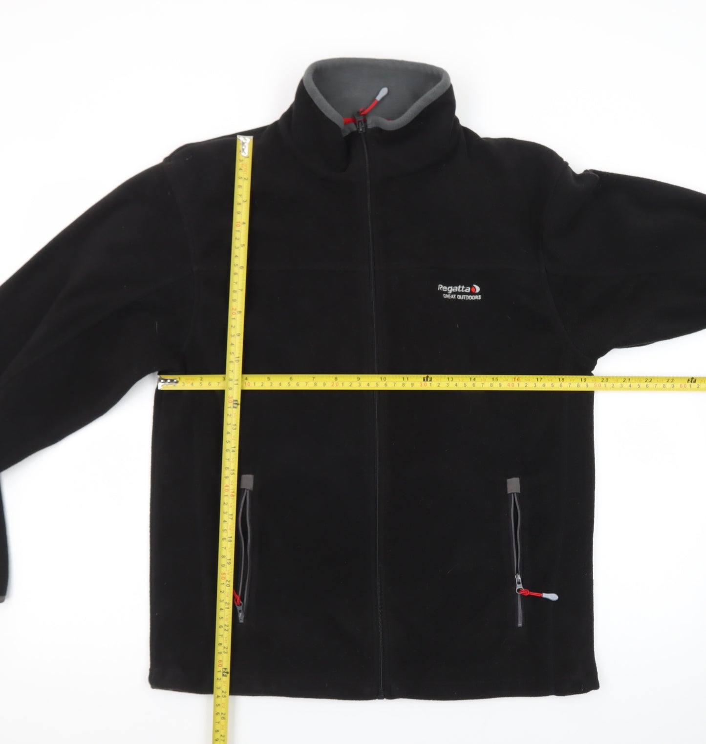 Regatta Men's Black Fleece Full Zip Outdoor Jacket Size S