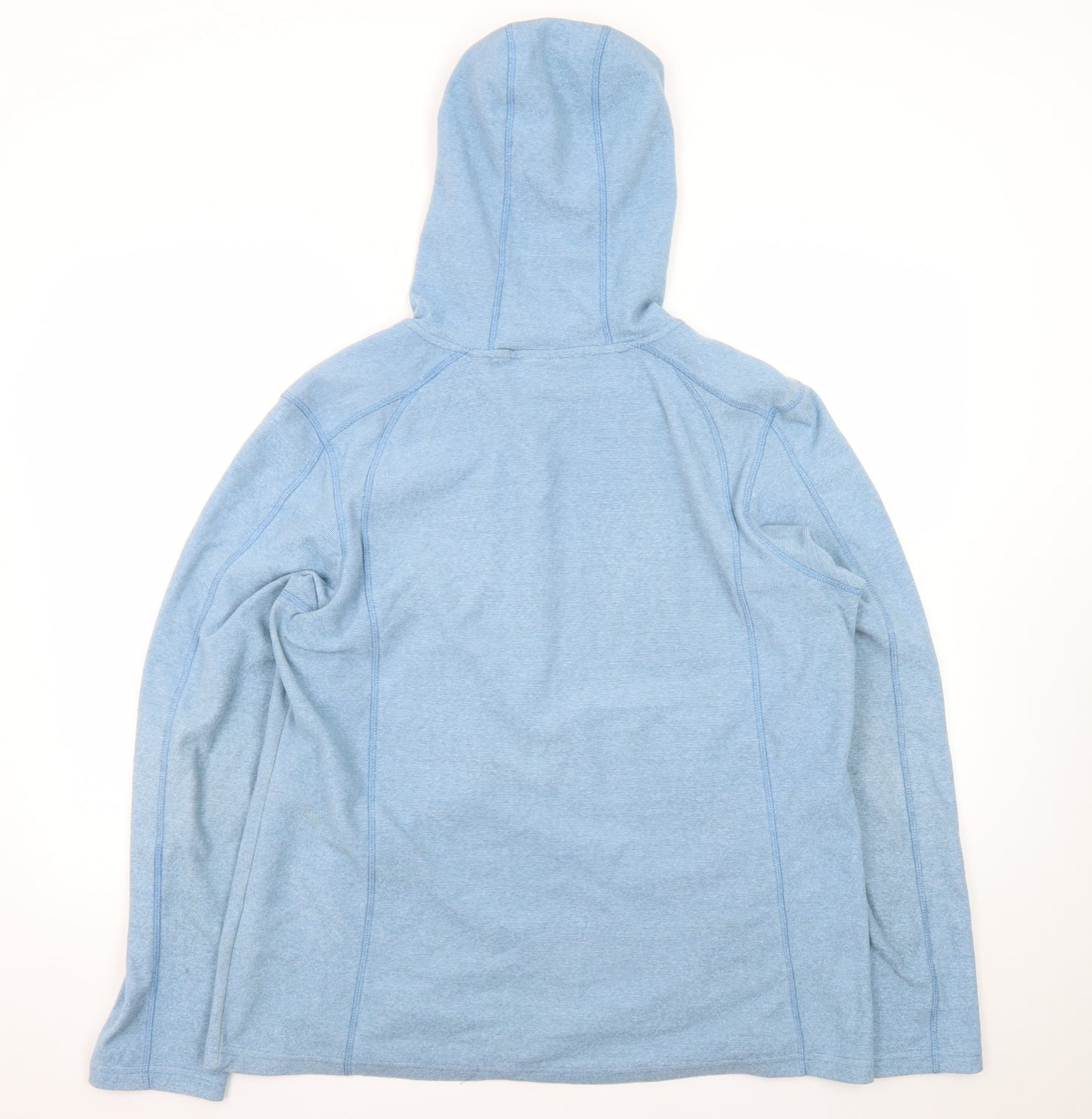 Mountain Warehouse Women Blue Full Zip Hoodie Size 18 Fleece