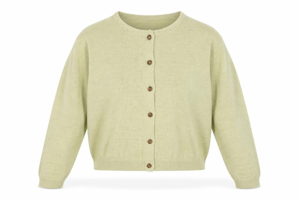 Marks and Spencer Women Beige XL Cotton Button Cardigan