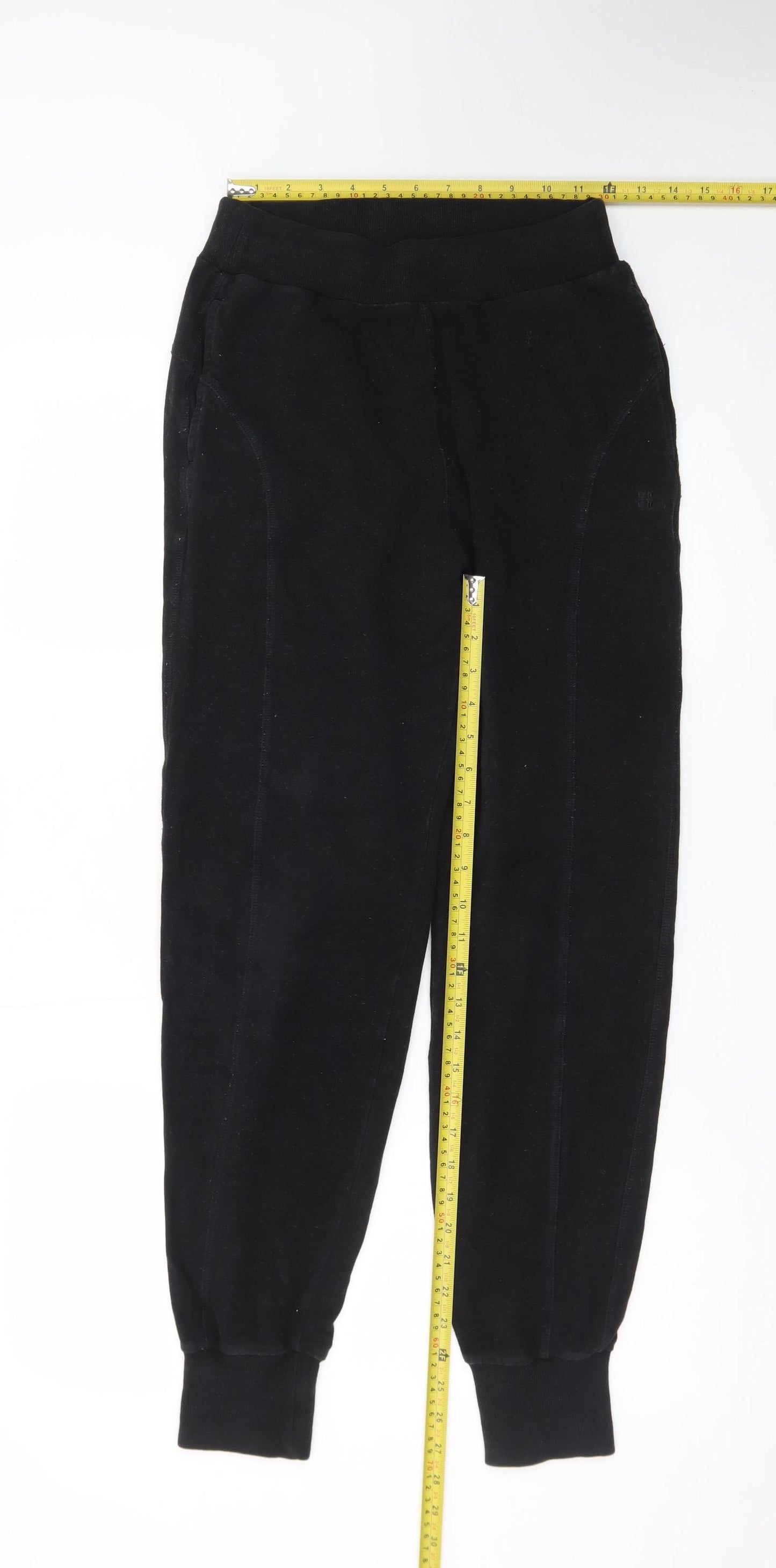 Sweaty Betty Womens Black XS Jogger Trousers Cotton Blend