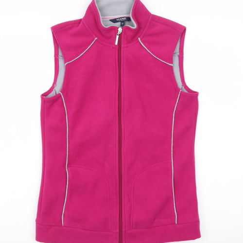 Maine New England Women's Pink Fleece Waistcoat Size 10