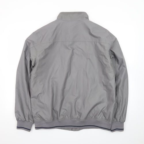 James Pringle Men's Grey Full Zip Basic Jacket Size M