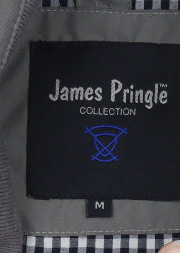 James Pringle Men's Grey Full Zip Basic Jacket Size M