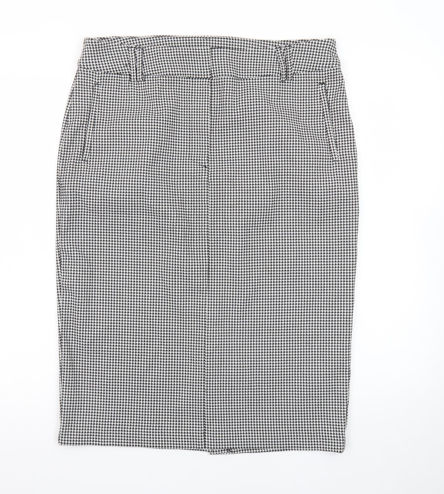 Marks and Spencer Women’s Black Check Pencil Skirt Size 16