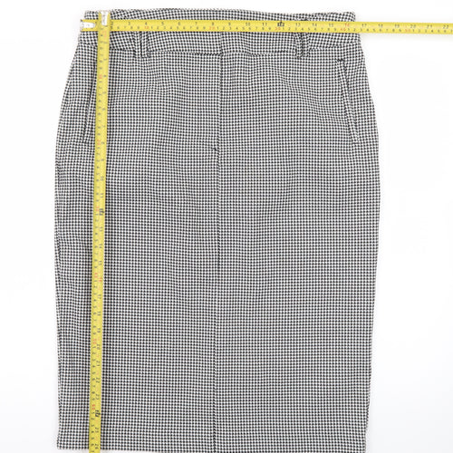 Marks and Spencer Women’s Black Check Pencil Skirt Size 16