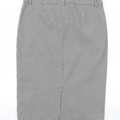 Marks and Spencer Women’s Black Check Pencil Skirt Size 16