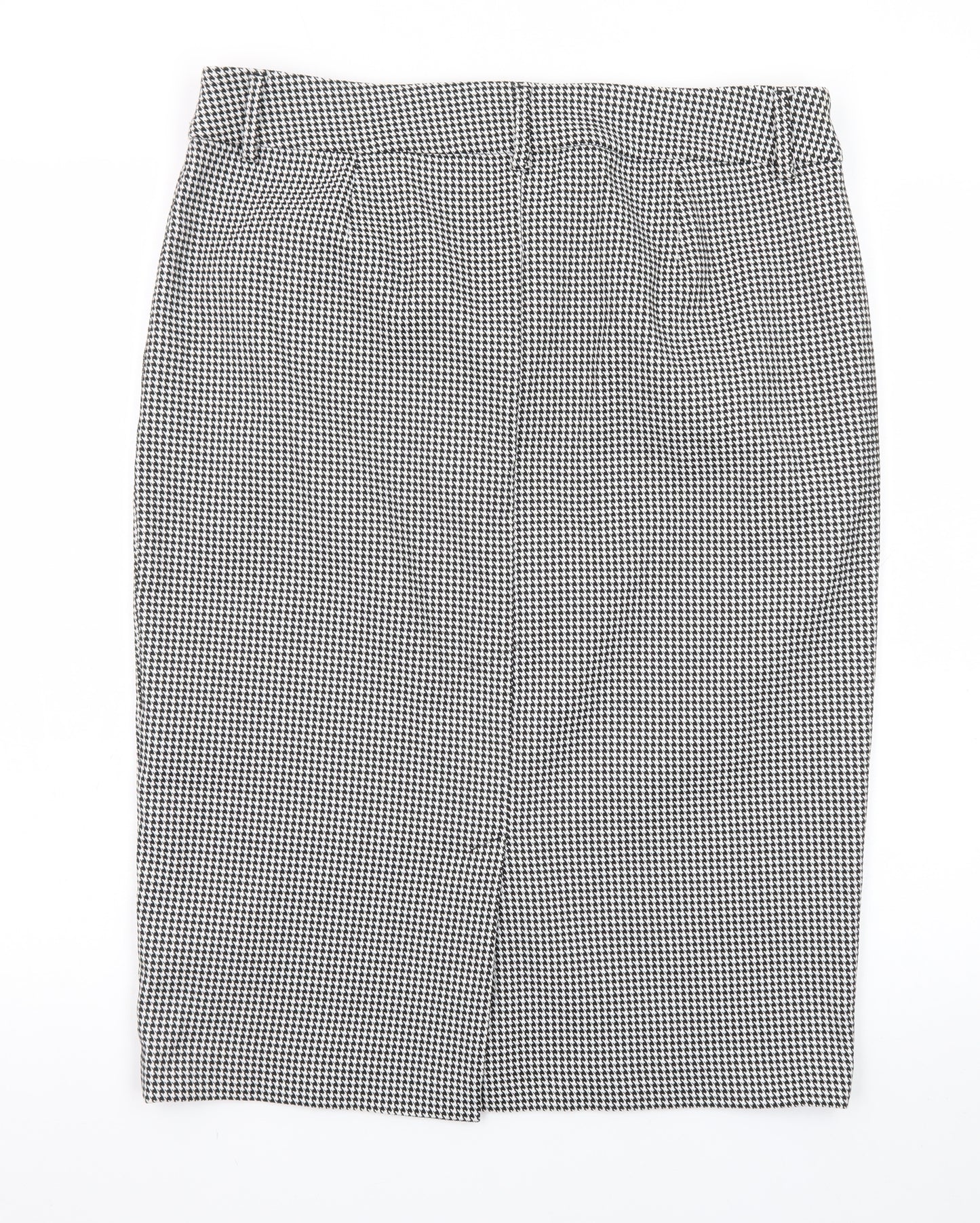 Marks and Spencer Women’s Black Check Pencil Skirt Size 16