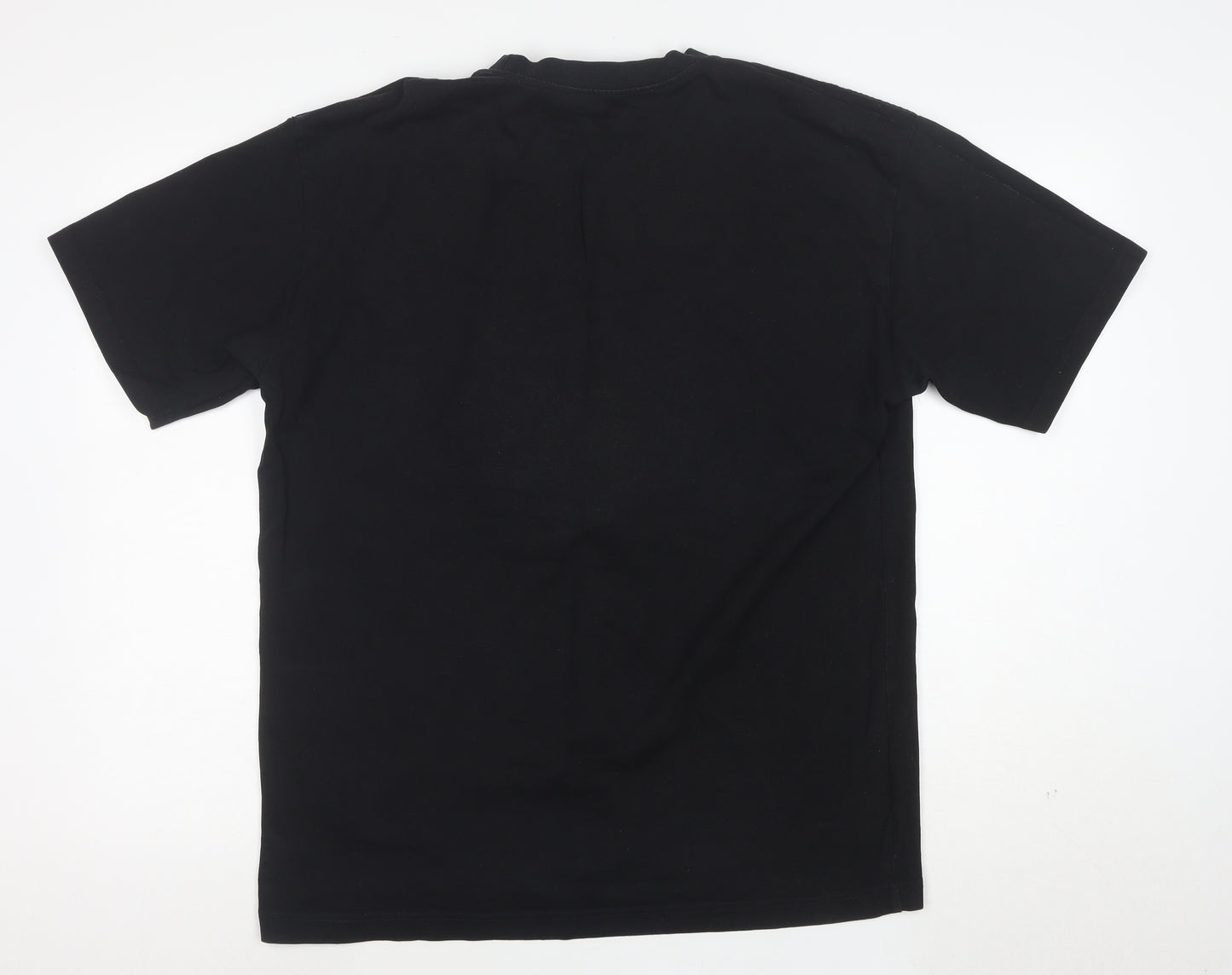 Kenzo Men Black XL Embroidered Tiger Logo Cotton T-Shirt