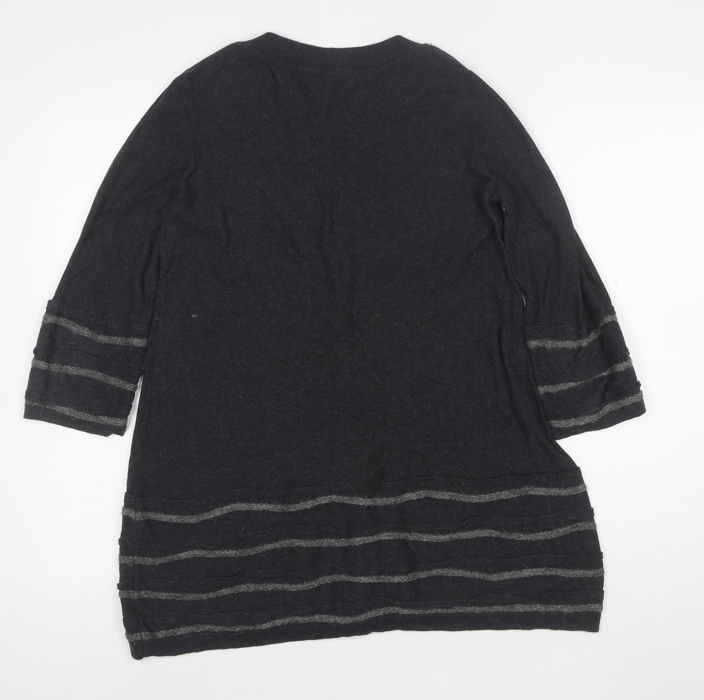 Marks and Spencer Women Grey Size 10 Knit Jumper Dress