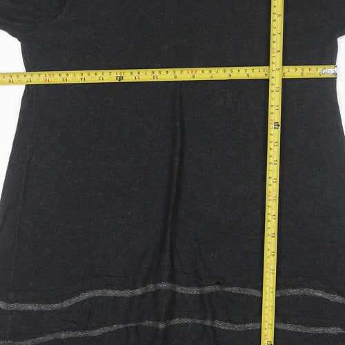 Marks and Spencer Women Grey Size 10 Knit Jumper Dress