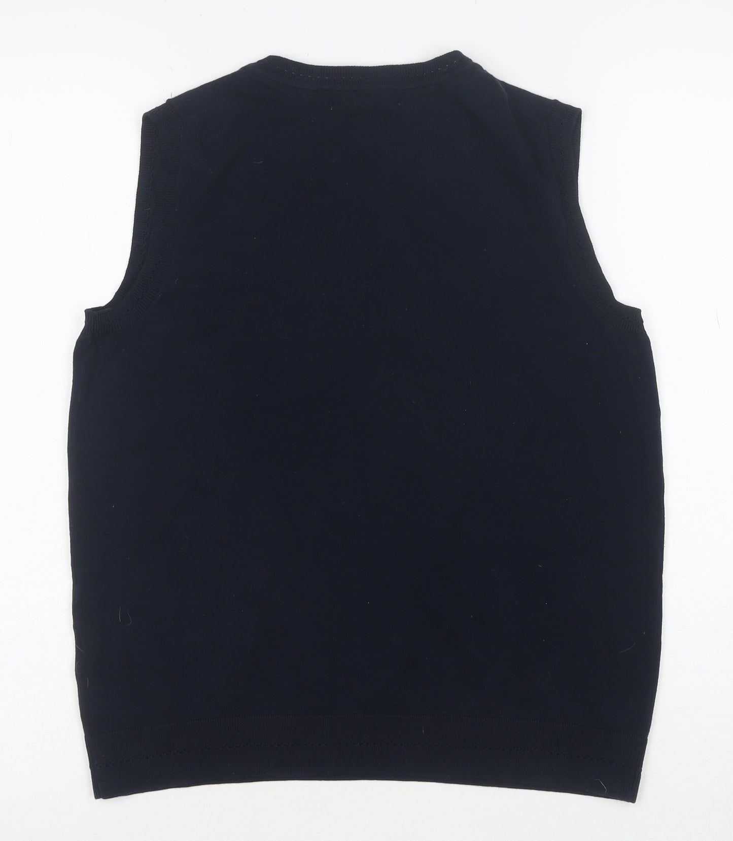 Boden Women's Blue Cotton V-Neck Sleeveless Knit Vest M