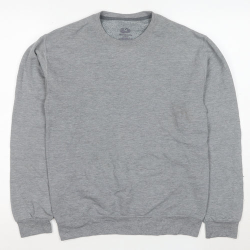 Fruit of the Loom Mens Grey Small Pullover Sweatshirt