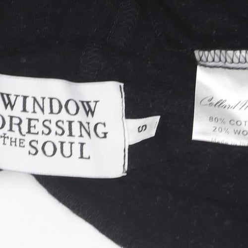 Window Dressing The Soul Women's Black S Bodycon Long Sleeve Dress
