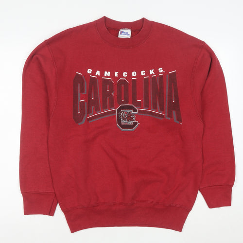 Pro Layer Men Red Carolina Gamecocks Graphic Sweatshirt M Regular Fit
