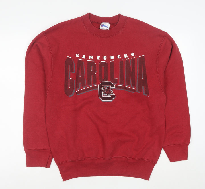 Pro Layer Men Red Carolina Gamecocks Graphic Sweatshirt M Regular Fit