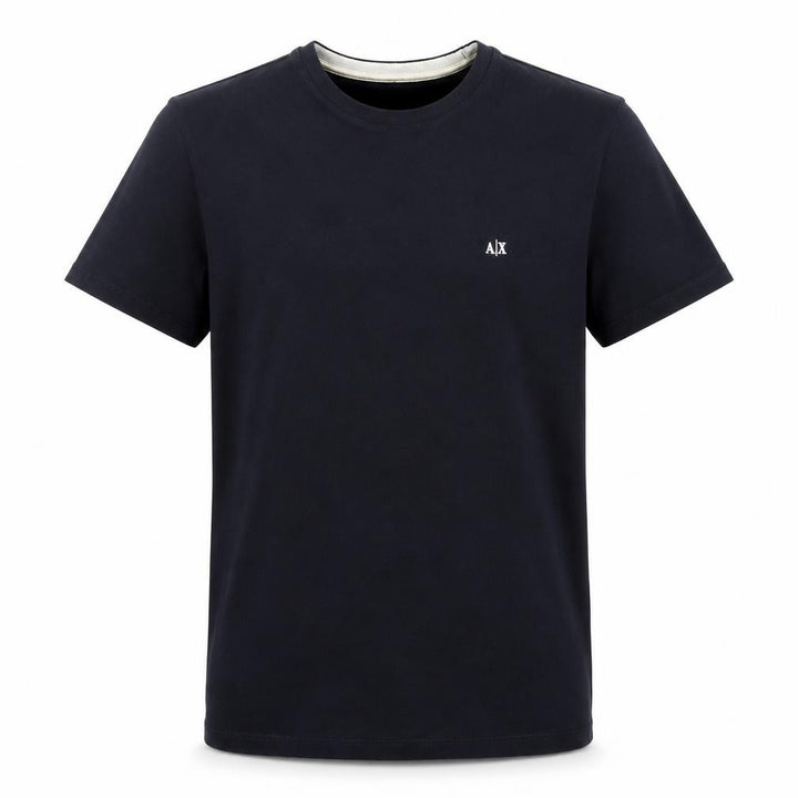 Armani Exchange Men's Black Cotton Crew Neck Short Sleeve T-Shirt Size S