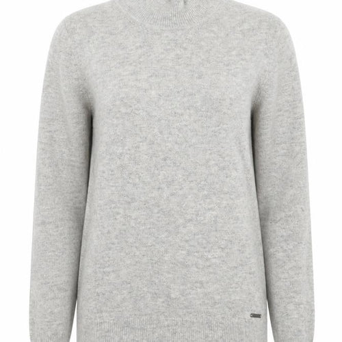 Superdry Women Grey Roll Neck Wool Blend Jumper XS