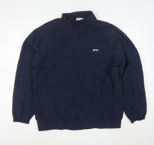 Slazenger Men's Blue 2XL Lightweight Full Zip Sports Jacket