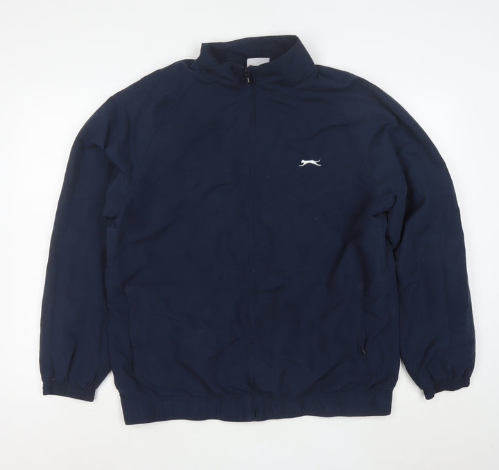 Slazenger Men's Blue 2XL Lightweight Full Zip Sports Jacket