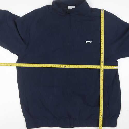Slazenger Men's Blue 2XL Lightweight Full Zip Sports Jacket